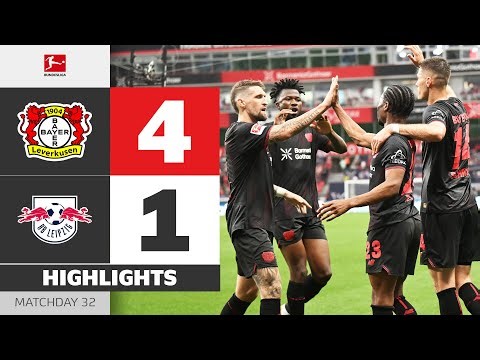 Hat-trick Schick! BAYER 04 LEVERKUSEN - RB LEIPZIG | Highlights | Matchday 32 – Bundesliga 2025/26