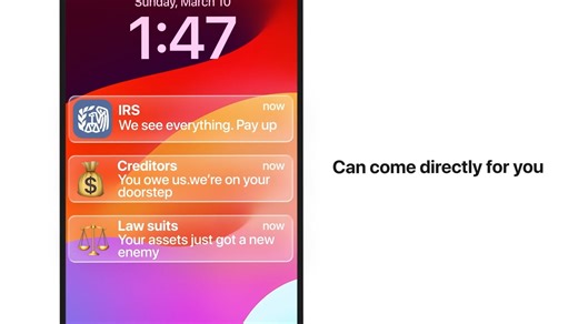 Bouncy iphone notification animation
