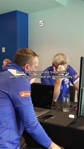 How many separate trade talks did recruiters have on deadline day?