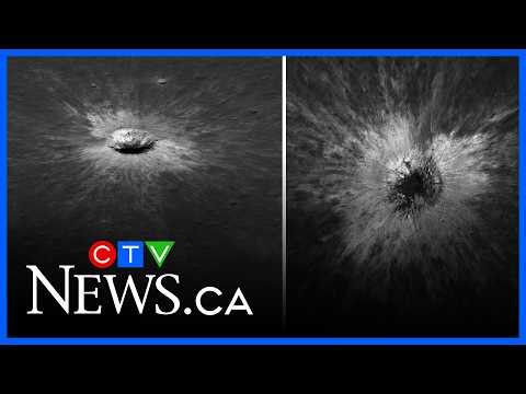 NASA discovers 43-metre deep impact crater on the moon