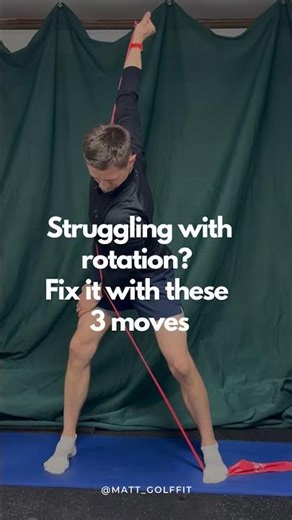 Struggling with Rotation, try this… #golfperformance #mobility