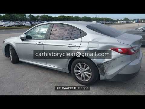 4T1DAACK1TU211380 | 2026 Toyota Camry Le 9849 mi FL Silver Clear AVIS Certified with Keys