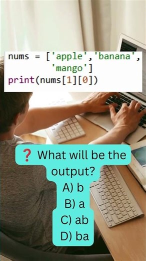“Can You Guess the Output? 😏 Python String Indexing Trick”#codingforkids #python #programming