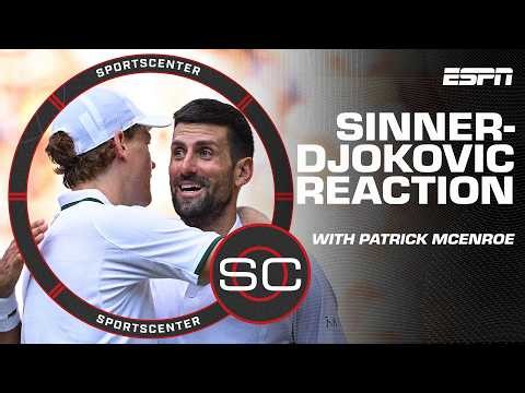 Novak Djokovic was 'DISMANTLED' by Jannik Sinner at Wimbledon 😲 - Patrick McEnroe | SportsCenter