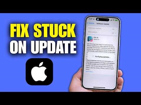 How To Fix iPhone Stuck Verifying Update (Quick Guide)