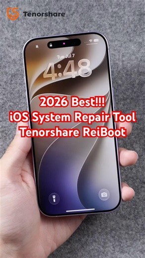2026 Best iOS System Repair Tool -Tenorshare ReiBoot | Fix ALL iOS issues Easily without Data Loss