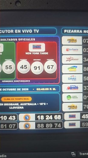 National Lottery Afternoon Draw, Ganamas and New York Results TODAY #draw #shorts