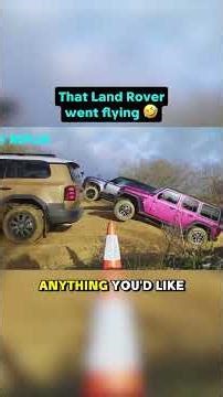 That Land Rover went flying 🤣
