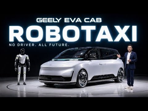 Geely EVA Cab World Premiere First Purpose Built Robotaxi Revealed