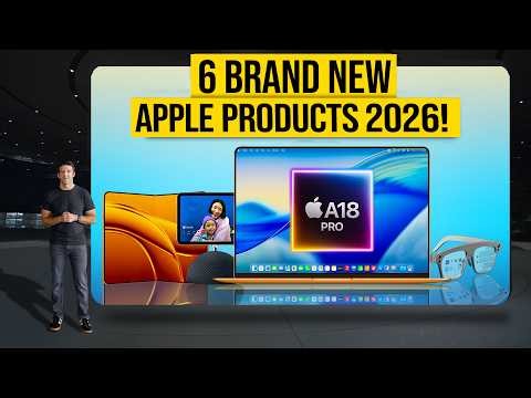 LEAKED: 6x BRAND NEW Apple Products! - Glasses, OLED MacBook, iPhone Fold!