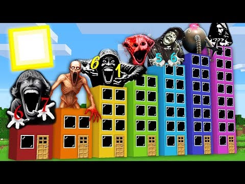 SURVIVAL in HOTELS WITH SIX SEVEN KID | SIX ONE MEME | FIFTY SIX MEME | SCP | 777 in Minecraft !