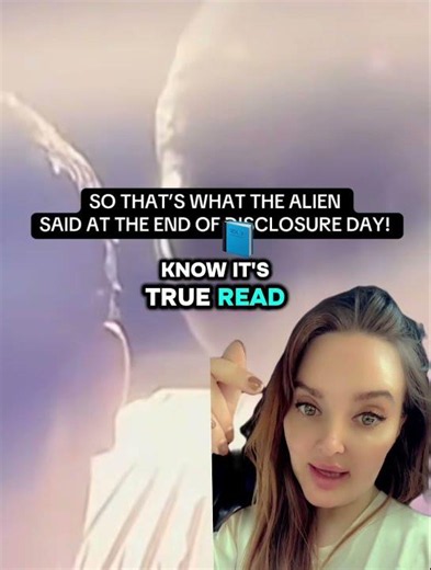 That’s What The Alien Said At The End Of Disclosure Day! 😱 #disclosure #uap #alien #vegan