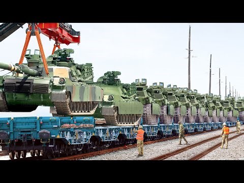 The Scary Logistics Behind the US Army Moving Thousands of M1 Abrams Tanks