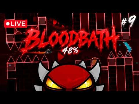 🔴 BLOODBATH 48% (EXTREME DEMON) #9 ESP | Geometry Dash