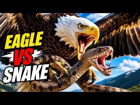 Eagle Attacks Snake! Who Will Win? &vert; Wild Animal Battle
