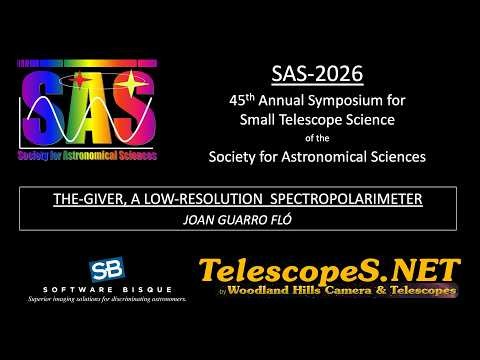 Society for Astronomical Sciences 2026 Symposium: Friday Morning part 1 of 7