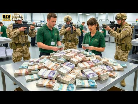 Inside the Pound Printing Factory: How the UK Makes Its Currency (Full Process)