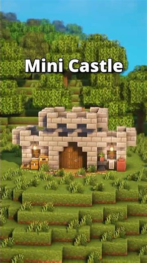Mini Castle House #minecraft
