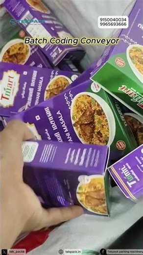 Pouch Packing Machine | QR Code/Batch Code Printing Thermal Inkjet (TIJ) Printer Creature Industry