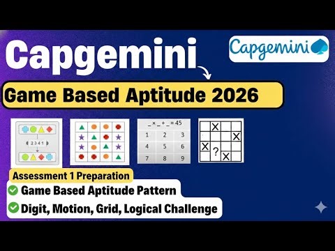 Cagemini Assessment 1 Preparation 2026 | Updated Exam Pattern #capgemini #interviewquestions #cg