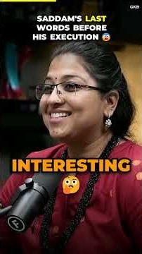 Saddam Hussein's Last Words Before His Execution | Ft Maj Niti CJ | Raj Shamani Podcast #shorts