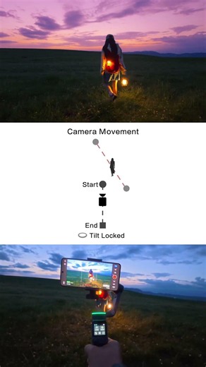 Turn a sunset walk into 6 cinematic shots｜Osmo Mobile 8P