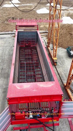 The efficiency of loading and unloading trucks has been greatly improved#truck