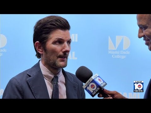 Miami Film Festival presents Vanguard Award to Adam Scott