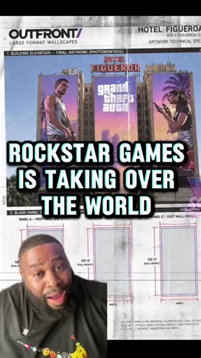 GTA 6 COULD BE TAKING OVER THIS ICONIC LA HOTEL! 🤯🔥 A leaked pre-production specification document is reportedly showing plans for GTA 6 artwork to cover all three walls of the iconic Hotel Figueroa in Los Angeles! And Rockstar has used these exact walls to promote previous Grand Theft Auto games before their releases. 👀 If this is real, Rockstar could be getting ready to turn one of LA’s most recognizable locations into a MASSIVE GTA 6 advertisement. Imagine driving past this and seeing Jaso