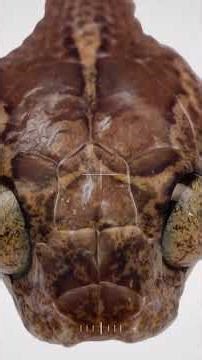 He notices a strange movement and stumbles upon a snake