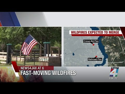 Wildfires near Clay-Putnam County line expected to merge into 3K-acre blaze