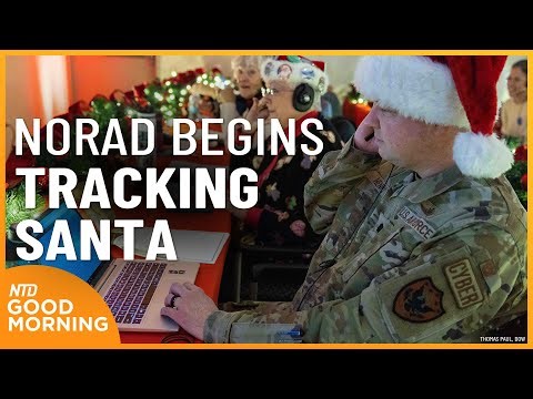 NORAD Begins Tracking Santa; Californians Urged to Reconsider Travel | NTD Good Morning (Dec. 24)