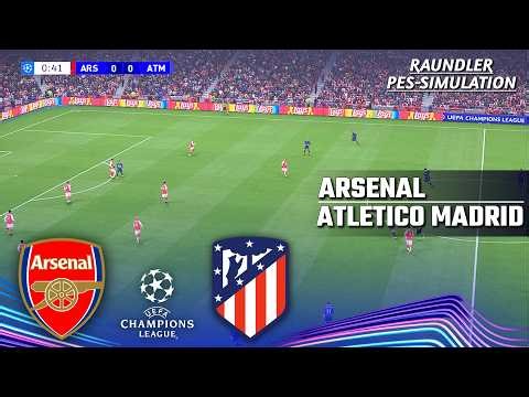 🔴Arsenal vs Atlético Madrid | UEFA Champions League | Semi-Final | 2nd Leg | PES 21 Simulation