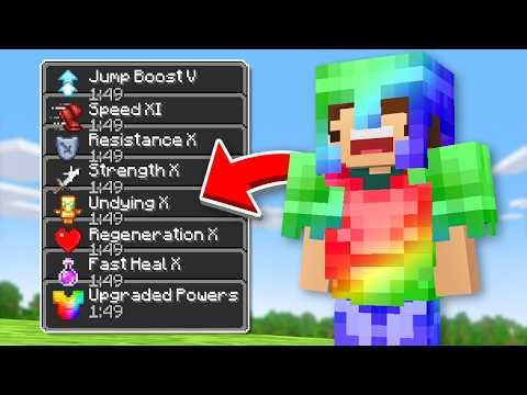 I Secretly used GOD ARMOR in Minecraft!