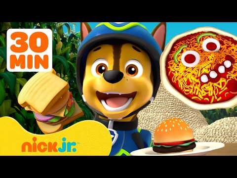 PAW Patrol Yummy Food Adventures & Rescues! #5 w/ Marshall 🍕 | 30 Minutes | Nick Jr.