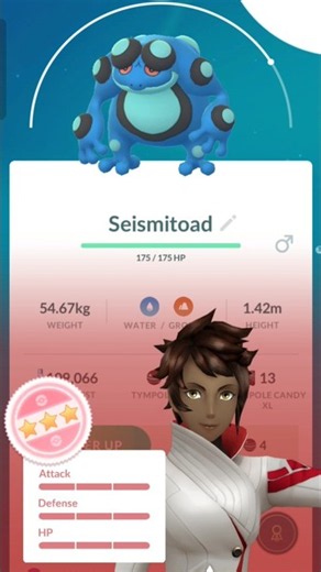 Finally I Got Hundo Seismitoad In Wild In Pokemon Go #pokemongo #pokemongo #hundo #pokémon
