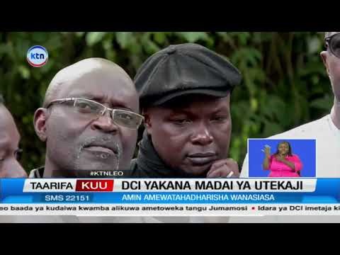 DCI yadai Tuju alipanga utekaji wake mwenyewe, ushahidi watolewa