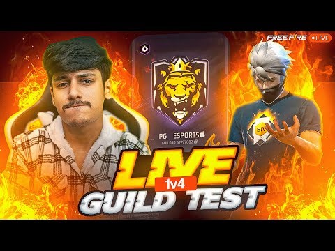 [ LIVE ]🔴 HARDEST GUILD TEST EVER 🤯😱 ARE YOU READY ? #gaming #freefire #raistar #gyangaming