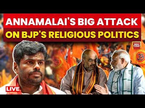 BJP News LIVE | Annamalai Rejects Religion in Politics, Launches 'We The Leaders' Movement