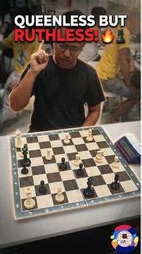 QUEENLESS BUT RUTHLESS! 🔥♟️ Part II #chesspuzzle #Chess #catur #MCCP #winningdrink