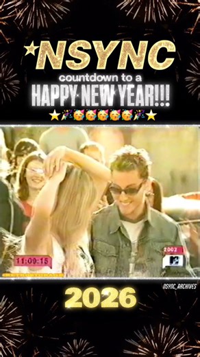 *NSYNC_Archives - A JC Chasez 💖 - *NSYNC ⭐️ - PWF 🧡 Fan Page ✨️ on Instagram: "BYE BYE BYE 2025 ! A throwback to *NSYNC counting down to the New Year 🥳 on the set of the “Girlfriend” music video 💗 [please read♥️] As we head into 2026, I just want to pause and say thank you 🙏 from the bottom of my heart to everyone who supports me and connects with my content & me🙏. Your love truly means more than I can put into words 🫶 This year has been so special. Through celebrating and supporting thes
