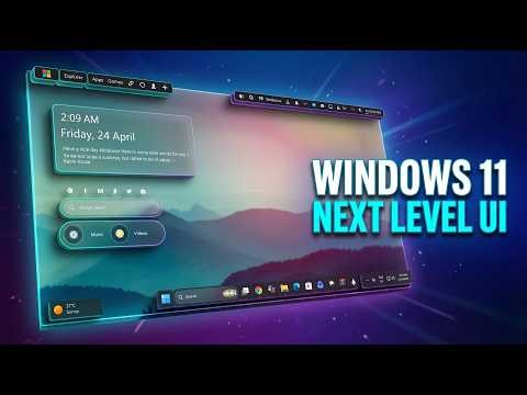 Best Windows 11 Customization for 2026 🔥 Futuristic Desktop Setup