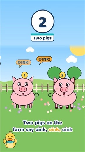 1 Cow, 2 Pigs, 3 Sheep… Count with Me! 🐮🐷🐑 #countingsong #animalsounds #kidssongs