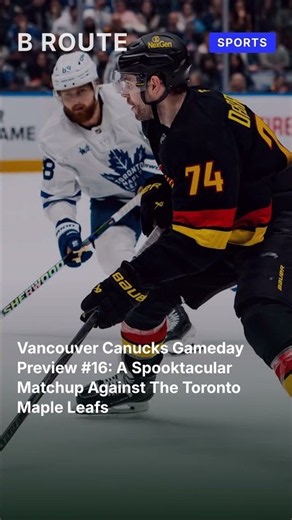 Vancouver Canucks Gameday Preview #16: A Spooktacular Matchup Against The Toronto Maple #Shorts