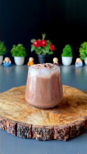 Cold coco recipe #chocolate #recipe #cocoa #dessert #shorts