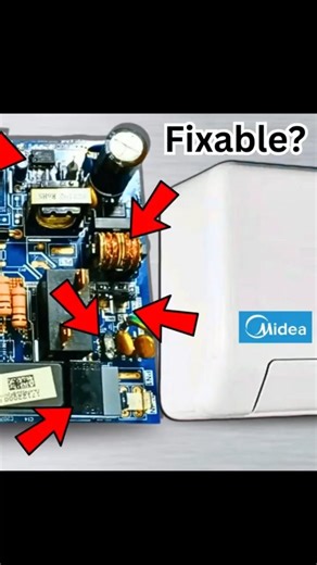 This Midea AC Inverter Circuit Got Wrecked Even BADLY...