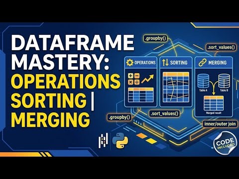 Master Pandas DataFrames: Operations, Sorting, and Merging (2026 Guide)