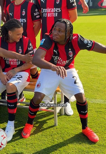 literally Chukwu core 😭 #acmilan #tiktokcalcio #tiktokfootball #chukwueze
