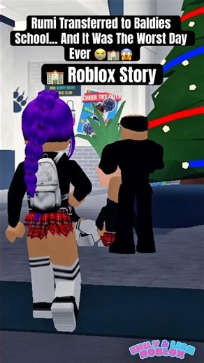 Rumi Got Transferred to Baldies School... And It Was The Worst Day Ever 😭🏫😱 | #Roblox #Shorts