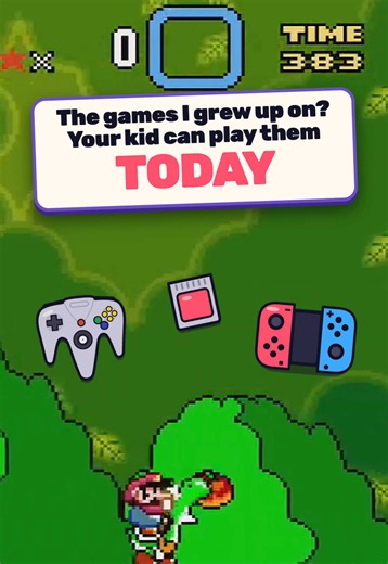 The games I grew up on, my son plays them today 🎮 Pokémon Snap, FireRed, Luigi's Mansion, Kirby, Crash and Super Mario World, all the way back to the Super Nintendo. Footage: official trailers   gameplay. #pokemon #gamingwithkids #retrogaming #nintendo #gamingdad